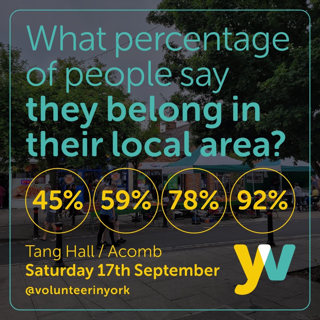 York Volunteers (@volunteerinyork) on Twitter photo Come find us at <a href="/FoodCircleYork/">Food Circle York CIC</a> Tang Hall Community Centre from 10am-11.30am or Acomb Front Street Market Noon-3pm this Saturday and find out the right answer to the question. Grab a token and choose your answer in our local quiz. Come find us at <a href="/FoodCircleYork/">Food Circle York CIC</a> Tang Hall Community Centre from 10am-11.30am or Acomb Front Street Market Noon-3pm this Saturday and find out the right answer to the question. Grab a token and choose your answer in our local quiz.