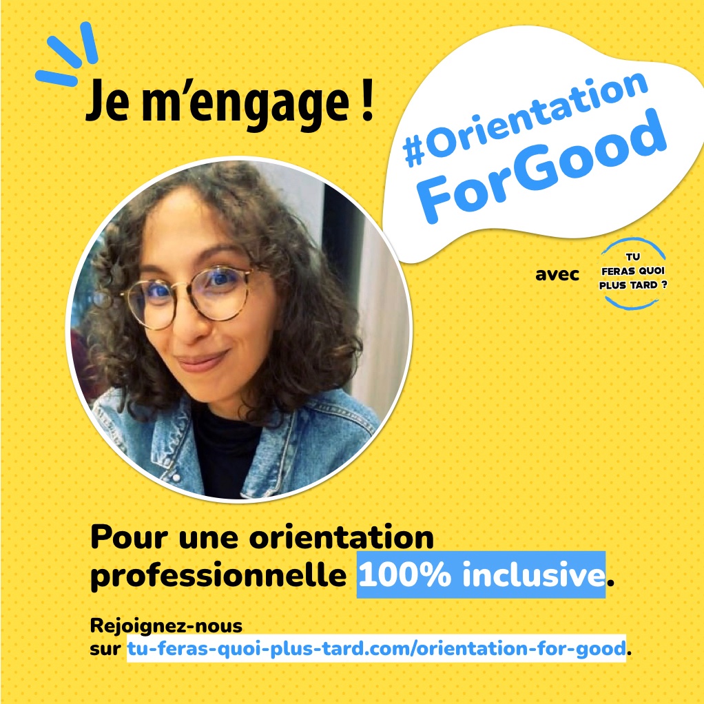 ZaouiFarah's tweet photo. Avec l'association "Tu feras quoi plus tard ?" je rejoins #Orientationforgood, le mouvement pour une #orientation 100% #inclusive :
👉 qui accepte chacun pour ses différences,
👉 prête à répondre aux défis du siècle,
👉 en phase avec les évolutions des métiers ⤵️ https://t.co/MEkyn6ybdX
