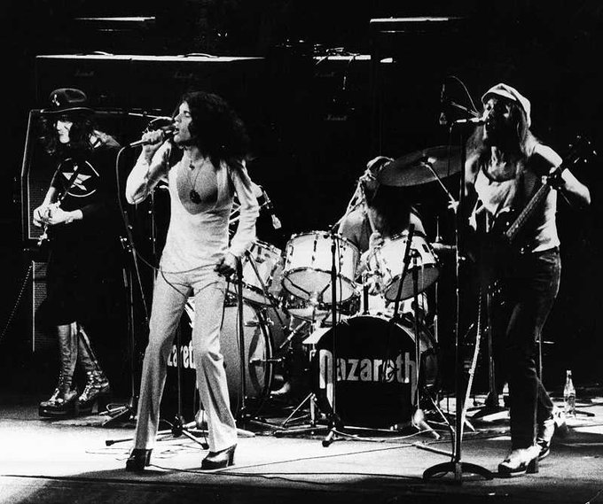 Nazareth performing in 1975