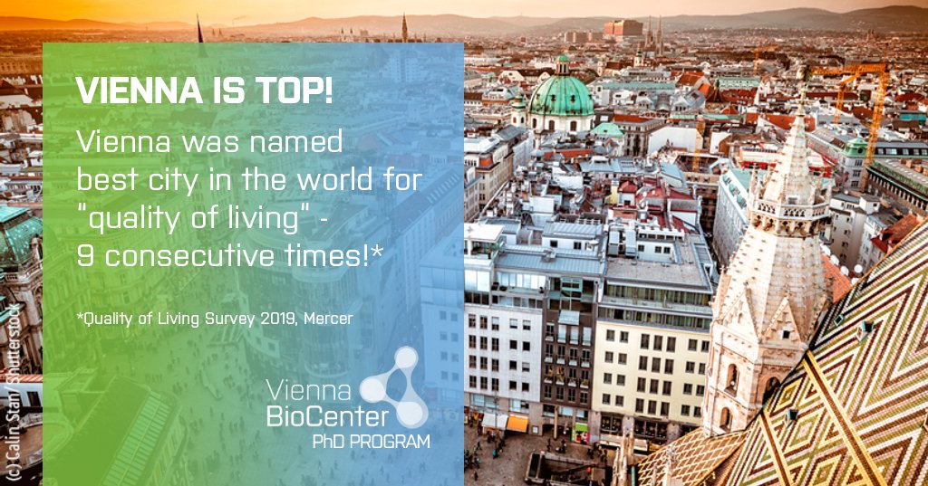 Vienna BioCenter Scientific Training (@trainingvbc) on Twitter photo The <a href="/viennabiocenter/">Vienna BioCenter</a> PhD Program Autumn call is now open! 30 fully-funded positions in the Molecular Biosciences for motivated young researchers in the Life Sciences.
Please RT!
ow.ly/lyjv50I5PBn
<a href="/IMPvienna/">IMP</a> <a href="/IMBA_Vienna/">IMBA imbavienna.bsky.social</a> <a href="/gmivienna/">GMI Vienna gmivienna.bsky.social</a> <a href="/MaxPerutzLabs/">Max Perutz Labs Vienna</a> <a href="/univienna/">UniversitÀt Wien</a> <a href="/MedUni_Wien/">MedUni Wien</a> The <a href="/viennabiocenter/">Vienna BioCenter</a> PhD Program Autumn call is now open! 30 fully-funded positions in the Molecular Biosciences for motivated young researchers in the Life Sciences.
Please RT!
ow.ly/lyjv50I5PBn
<a href="/IMPvienna/">IMP</a> <a href="/IMBA_Vienna/">IMBA imbavienna.bsky.social</a> <a href="/gmivienna/">GMI Vienna gmivienna.bsky.social</a> <a href="/MaxPerutzLabs/">Max Perutz Labs Vienna</a> <a href="/univienna/">UniversitÀt Wien</a> <a href="/MedUni_Wien/">MedUni Wien</a>