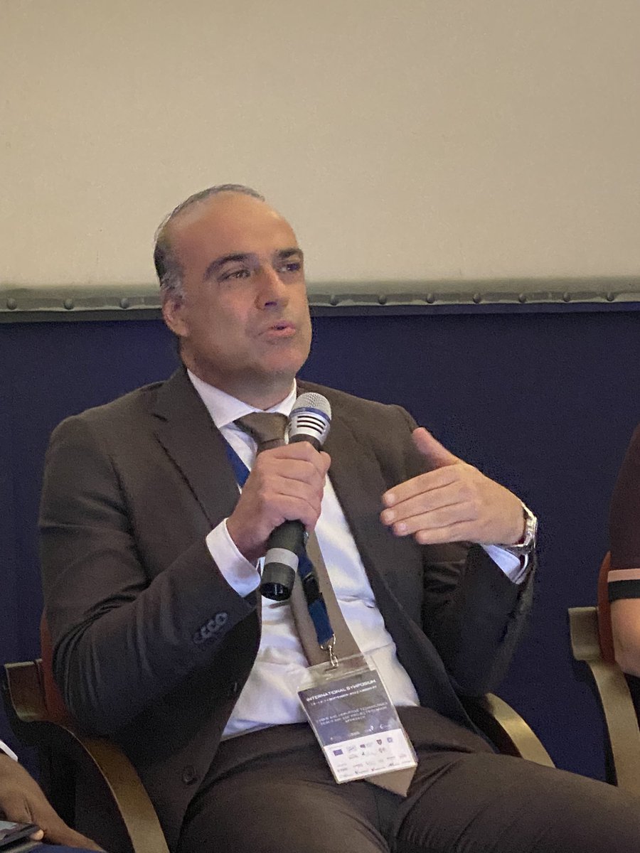 ehadjikoumis's tweet photo. Representing the @EUDefenceAgency at the International Symposium “Cyber &amp; Disruptive Technologies: PESCO &amp; EDF Projects Common Approach” organized by @defesa_pt, in Lisbon. Today, I participated the panel: EDF Calls &amp; Future #Collaboration #cyberdefense #newchallenges #eufunding https://t.co/XxOdUJLnBQ