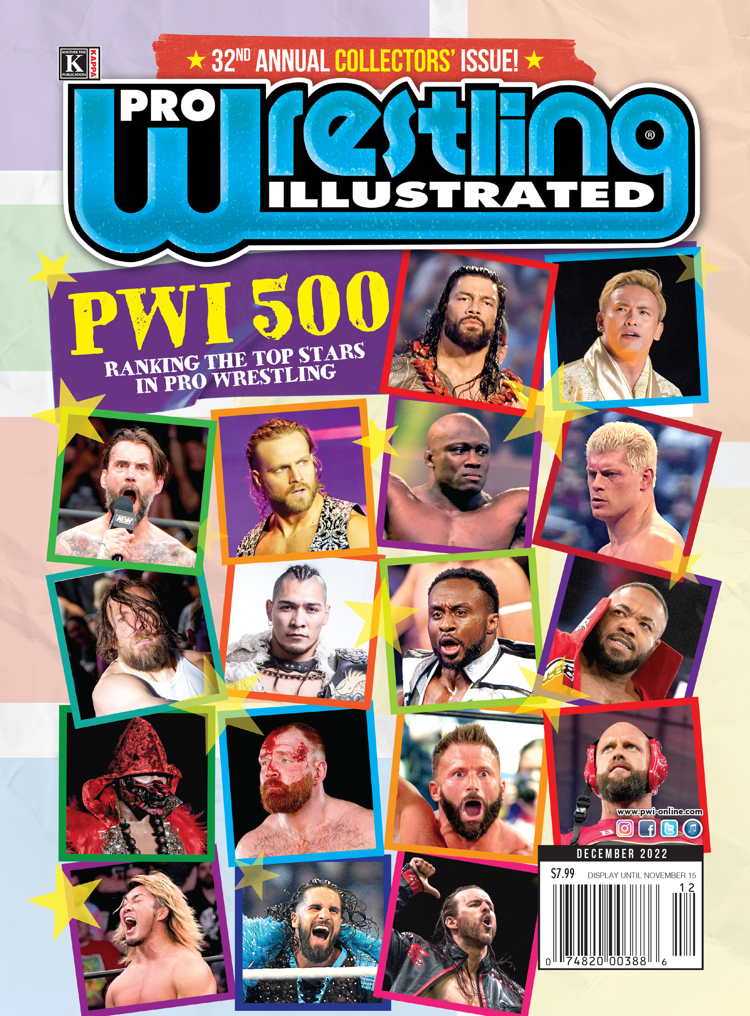 PWI Pro Wrestling Illustrated on X As just announced on BustedOpenRadio Roman Reigns is again the 1 wrestler in the PWI500. The 32nd annual 500 list is featured in our latest issue