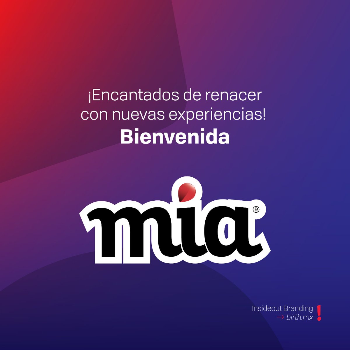 Hoy queremos darle la bienvenida a nuestro cliente #mia