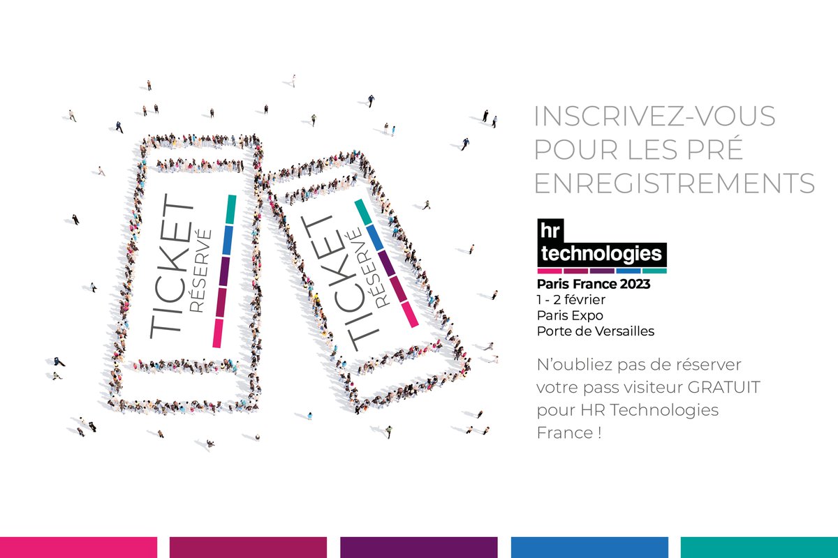 HRTechFR's tweet image. 🎫 Êtes-vous inscrits pour participer à HR Technologies France ? ✅

Enregistrez votre demande pour un pass gratuit, et rejoignez l&apos;événement sur les technologies des RH et du recrutement le plus attendu de l&apos;année : 
ow.ly/uTLQ50KiA8z

#HRTechFrance #HrTechSolutions #RH