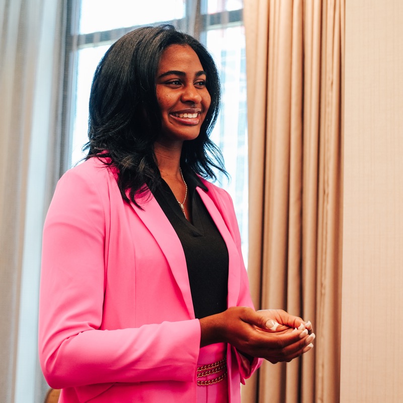 ClemsonVB's tweet photo. Attending the Black Student-Athlete Summit, the POWER trip to Chicago and the Sports Business Classroom Business of Basketball Immersive Experience makes for a memorable summer

Colleen Finney reflects on all her experiences over the past couple months and more below ⬇️