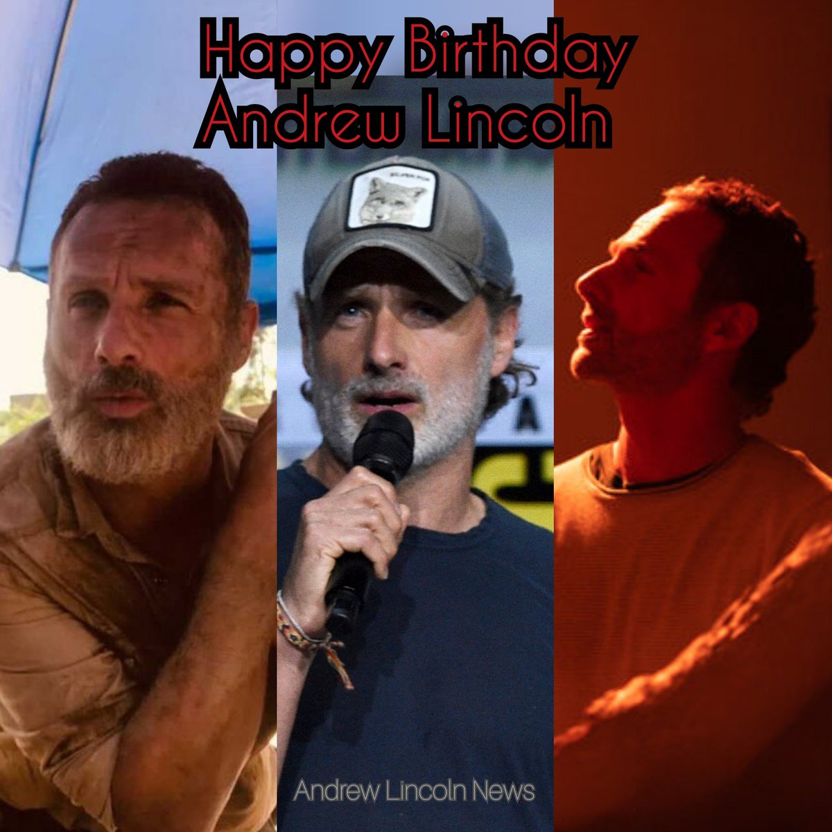 Happy Birthday to the amazing Andrew Lincoln! 🎂🥳🎉🎈

Today Andy turns 49 years old.

We love you so much Andy! ❤️

#AndrewLincoln 
#HappyBirthday 
#HappyBirthdayAndrewLincoln