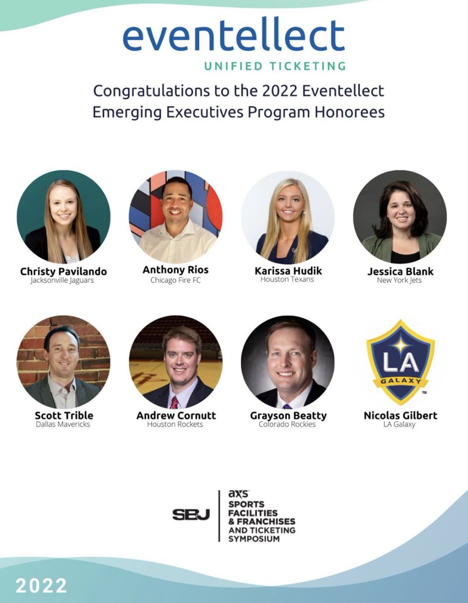 PRyanTexas's tweet photo. Eventellect proudly sponsors another world class @SBJ Conference via the Emerging Executives program which we created together in 2016
Congrats to the winners - I already learned a lot from you and I say with confidence the future of #SportsBiz is in good hands #sbjsff https://t.co/i370ODgPd3