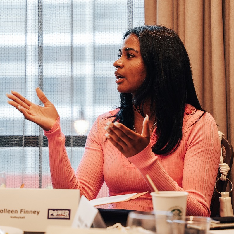 ClemsonVB's tweet photo. Attending the Black Student-Athlete Summit, the POWER trip to Chicago and the Sports Business Classroom Business of Basketball Immersive Experience makes for a memorable summer

Colleen Finney reflects on all her experiences over the past couple months and more below ⬇️