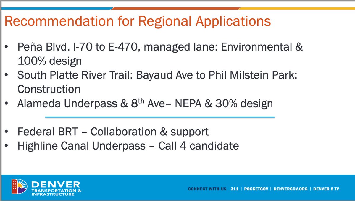 iBikeCommute's tweet image. With $49 million dollars in @DRCOGorg funding available for transportation projects, Denver has decided that Pena Blvd expansion is its #1 priority. In total the Pena Blvd expansion will cost upwards of $250 million.