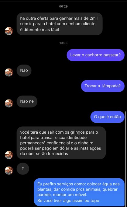 O job que eu aceito &eacute; diferente do que me prop&otilde;em 🙇🏻&zwj;♀️ https://t.co/N1DfS1JSRE