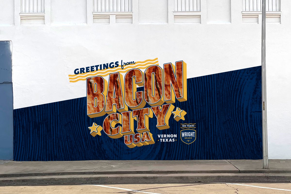 Vernon, Texas, is officially Bacon City, USA! 🥓🇺🇸 From live music to a food truck contest, we're celebrating our hometown on Friday and thanking them for making possible 100 years of doing Bacon the Wright Way! ➡️ baconcityusa.squarespace.com