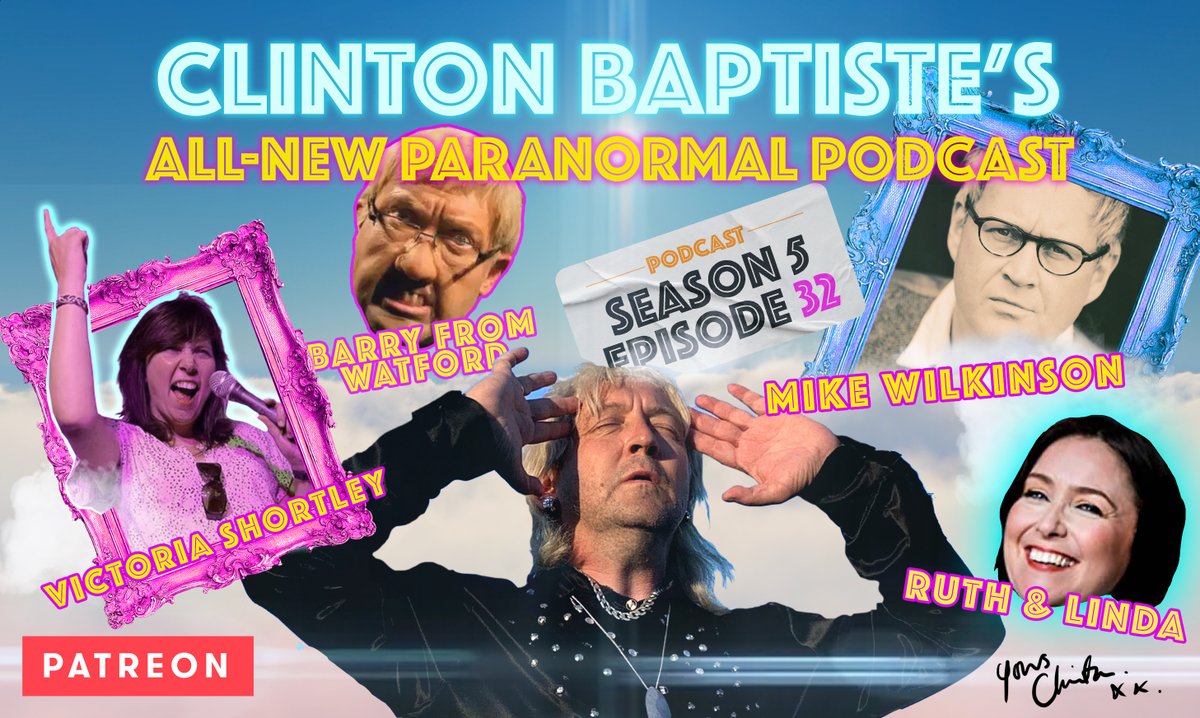realclintonb's tweet photo. Namaste friends! What time is it? 
It's #paranormalpodcast time🙌

This week I'm joined by Mike Wilkinson, @VShortley, my lovely neighbour Barry - and reluctantly... Ruth is back👀
To hear episode 32 today, Ad-free, sign up to Patreon... https://t.co/tZfJjYTBMa 🔮 https://t.co/VxcCjz4bsB
