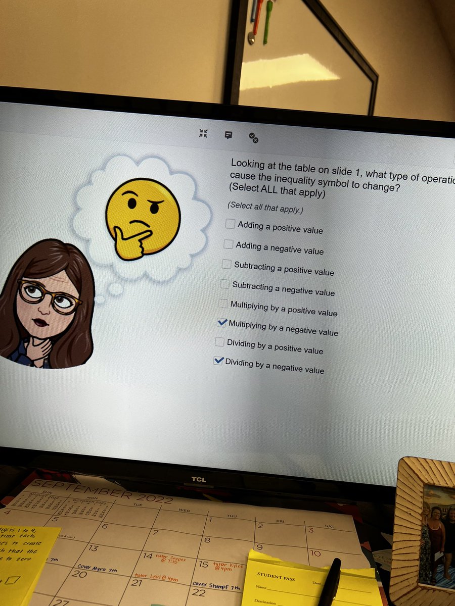 MrsStrole's tweet image. In order to understand our algebra properties, Ss need to #seeingmath Ss had the opportunity today to see why thanks to @desmosclassroom and their responses made my teacher heart happy! @FJHChargers