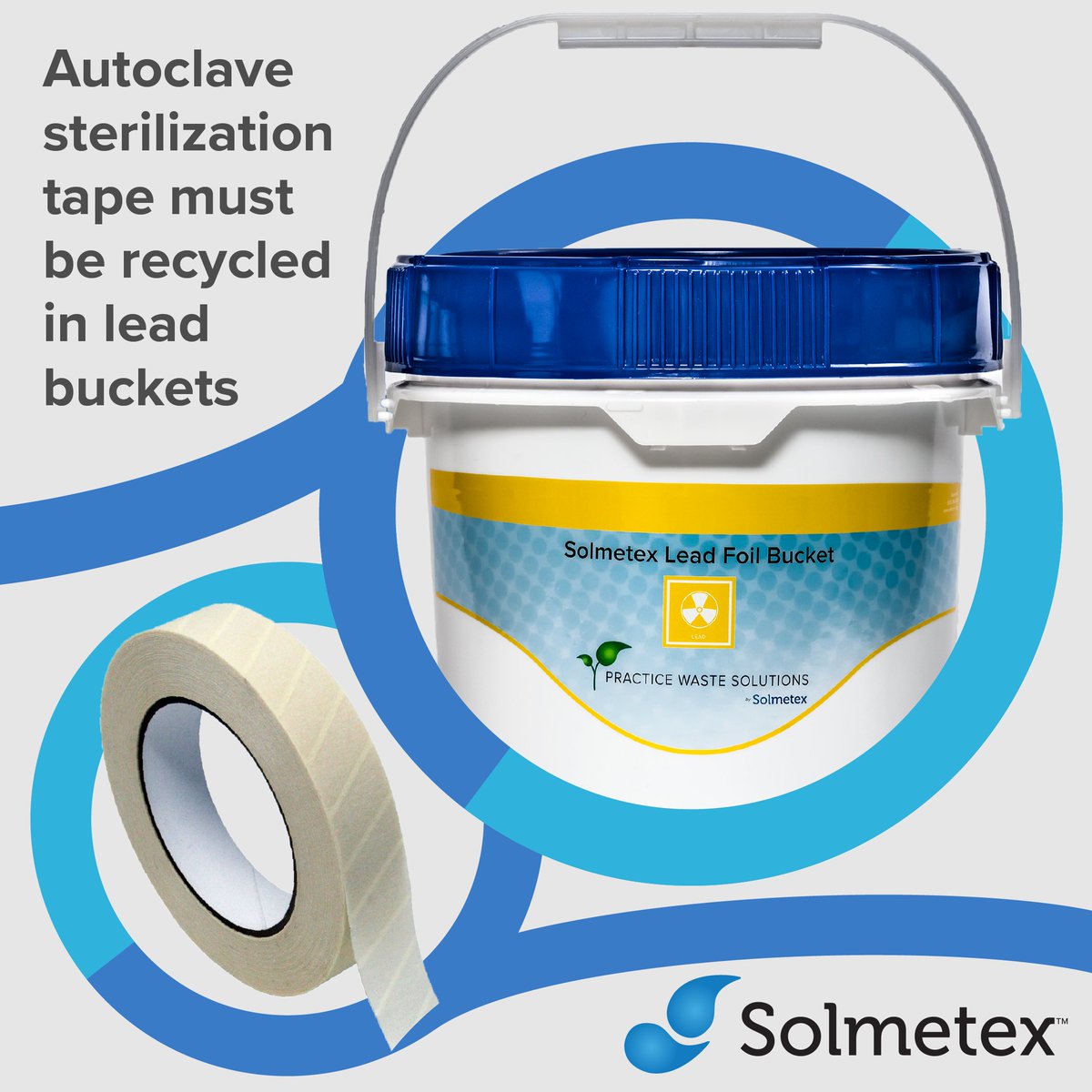 Got Lead? Solmetex will recycle it!
Lead aprons, lead foil, bitewing x-ray, sterilization tape and other lead waste must be placed into DOT/EPA approved storage/shipping containers for proper recycling. 
solmetex.com/practice-waste…