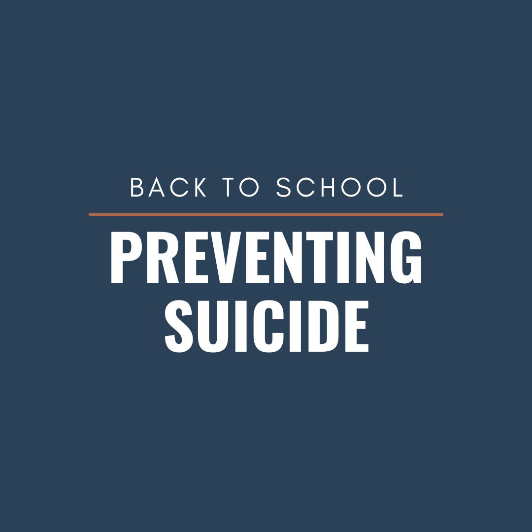 It can be hard to know how to deal with all the things life throws at us. More young people survive suicide attempts than die, but even one death is too many. It’s important to know that there is help and there is hope. For more information visit: mhanational.org/back-school-pr…