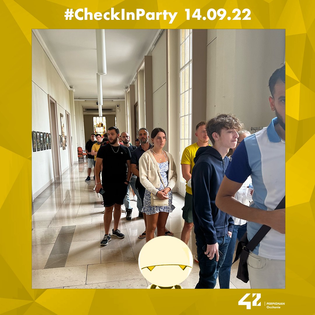 Ce mercredi 14/09 dans les locaux de <a href="/cciperpignan/">CCIPO</a> s’est tenu le 5ème Check-In de <a href="/42Perpignan/">42Perpignan</a>  👾
L'objectif de ces rencontres est de présenter l’école à tous les étudiants qui ont été sélectionnés via les jeux en ligne! Go on : admissions.42perpignan.fr