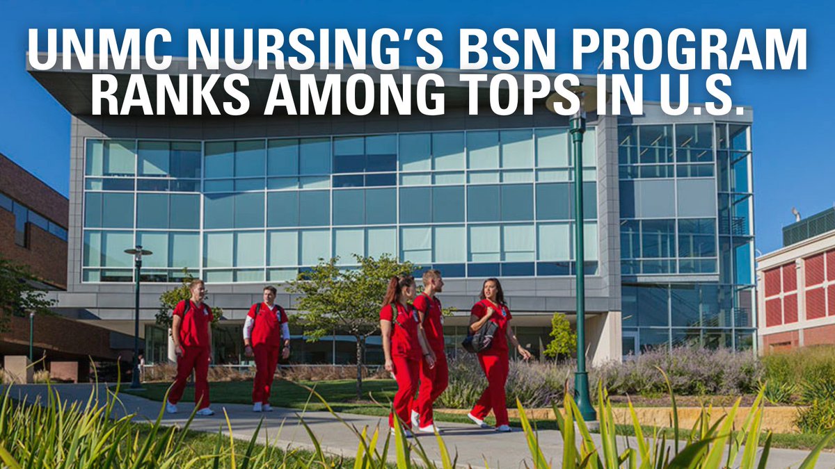 unmc's tweet photo. The @UNMCCON's BSN Program was ranked 15th out of 681 nursing programs by @usnews this week! 👏

“The talented and dedicated faculty, staff, students and clinical partners work hard every day to make this program great..."
- Dr. Juliann Sebastian, dean

➡️https://t.co/MKNHkvwksy https://t.co/MZrp9tGdVK