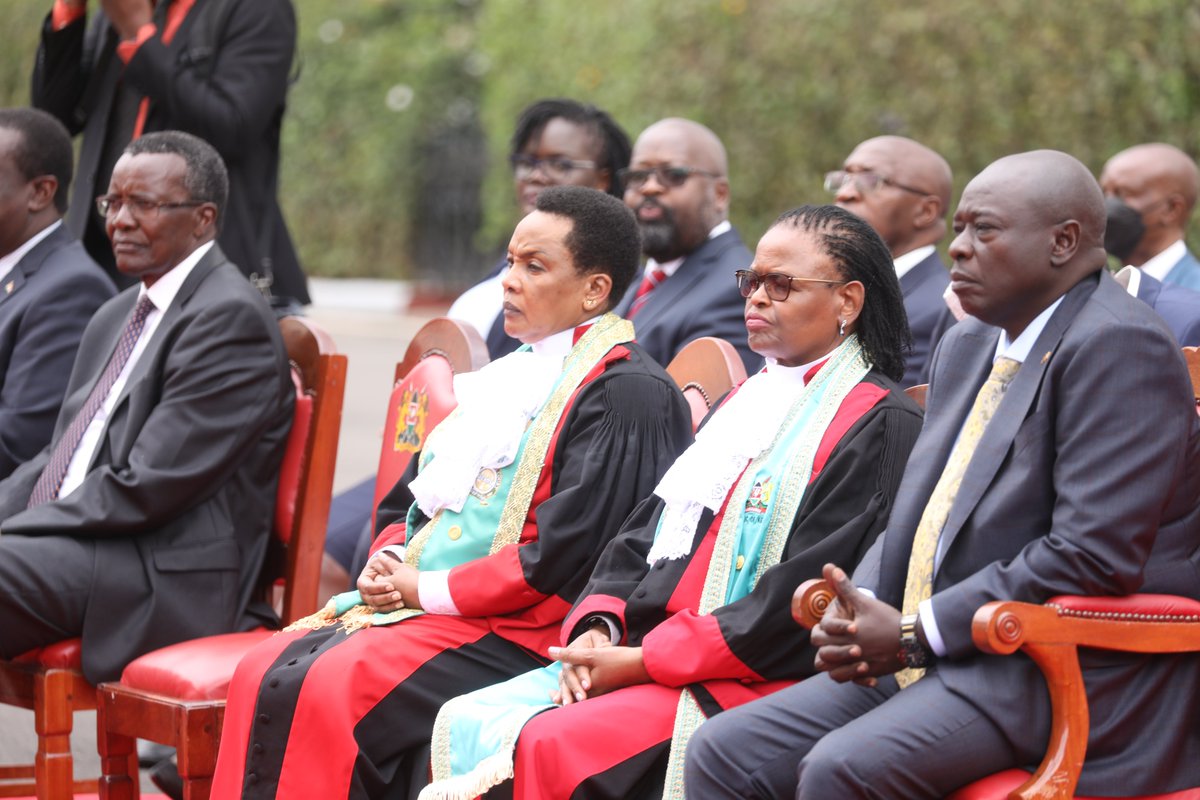 CJMarthaKoome's tweet photo. 2. Also sworn into office were Justices Judith Omange and Evans Makori as Judges of the Environment and Land Court. https://t.co/rue7EQtVwj