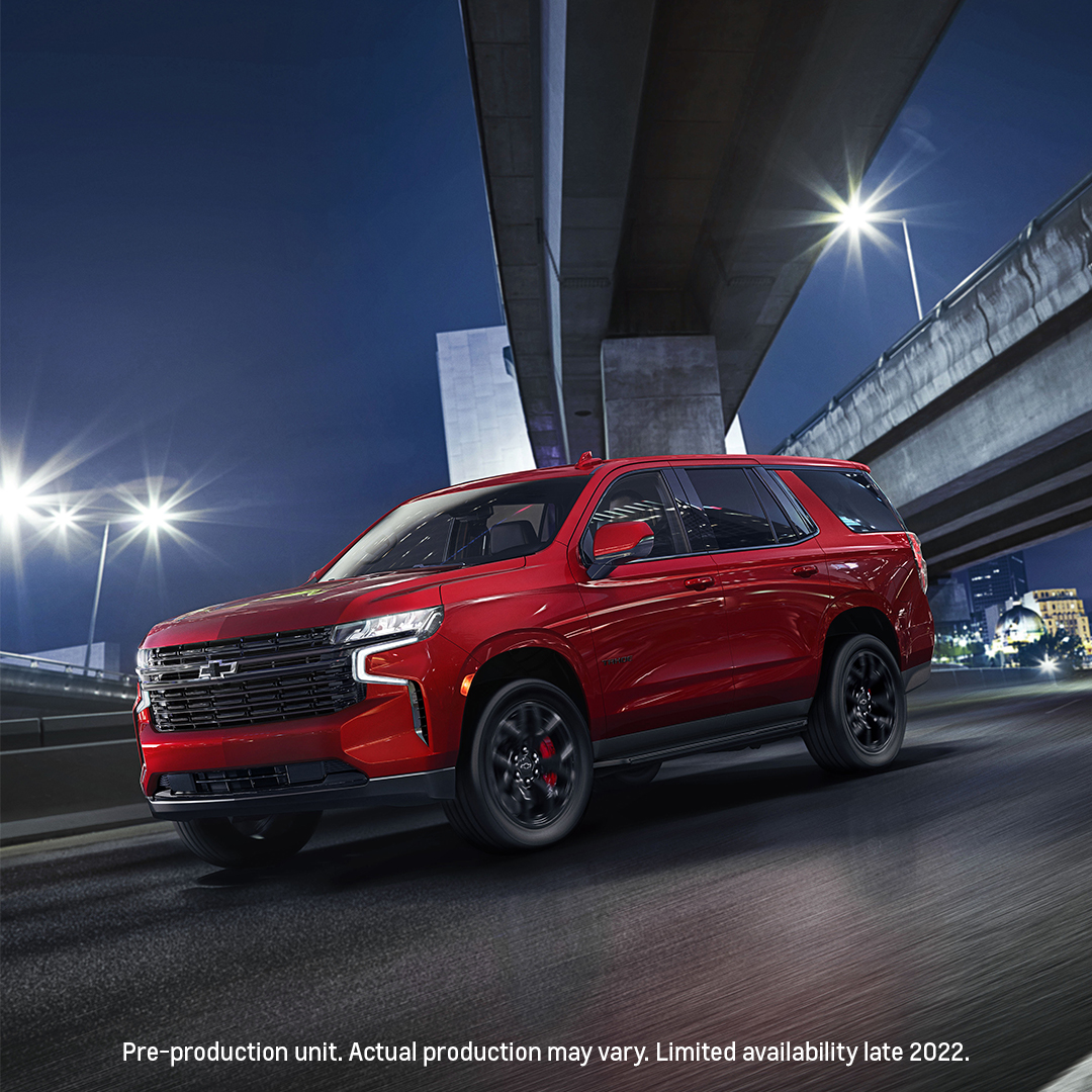 Catch them staring — but never let them catch up. Introducing the heart-pounding, gaze-stealing 2023 #ChevroletTahoe RST Performance Edition. Learn more at chevrolet.ca/en/suvs/tahoe#…