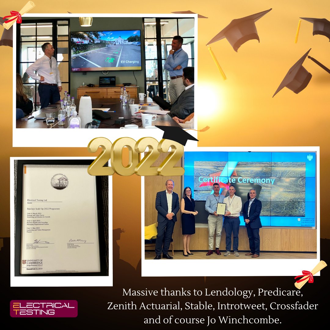 Thrilled to have completed <a href="/CambridgeExecEd/">CJBS Exec Ed</a> <a href="/barclays/">Barclays Bank</a> Scale Up Program. A fantastic experience &amp; tremendously insightful course made more enjoyable by superb coaches, faculty &amp; of course our fellow cohort companies. Thank You. <a href="/lendologycic/">Lendology CIC</a> <a href="/PredicAire/">PredicAire®</a> <a href="/TheStableTeam/">Stable</a> Zenith &amp; Jo.