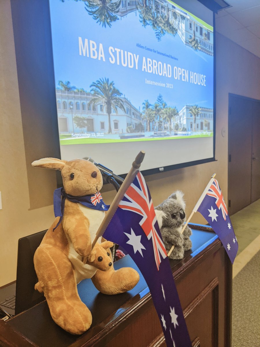 <a href="/AhlersCenter/">Ahlers Center for International Business</a> had our MBA Study Abroad Open House yesterday. This intersession we are sending students to Australia and Brazil.
#usd #ahlerscenter #knaussschoolofbusiness #business #internationalbusiness #studyabroad #consulting #internationalconsulting #MBA