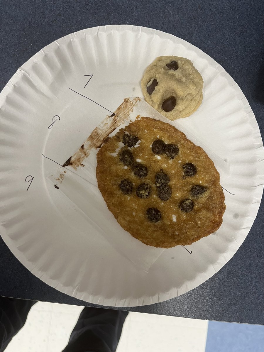 OfcJamieBrown's tweet photo. Can you guess which @LaVistaMiddle FCS group didn’t follow directions? #cookiefail #SRO https://t.co/VDTpxklAw6