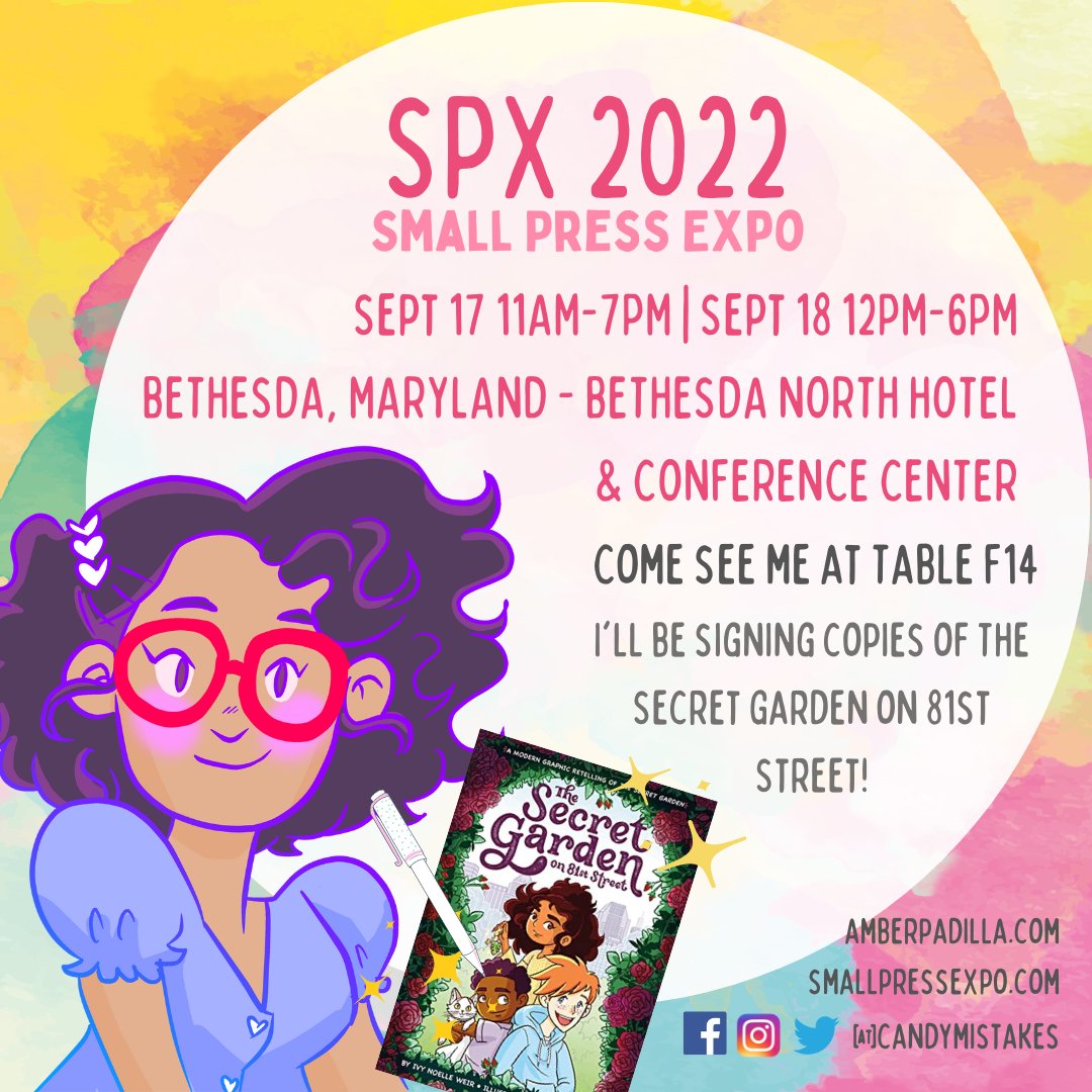 Sept 17-18 in Bethesda, ML | smallpressexpo.com
#SPX2022 #smallpressexpo #thesecretgarden #comics #cartoon #youngreaders #illustrator