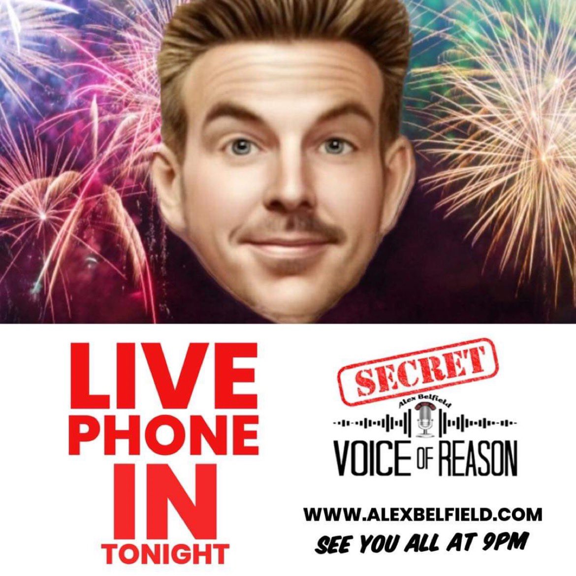 LIVE Phone-In ☎️ 9pm @ AlexBelfield.com