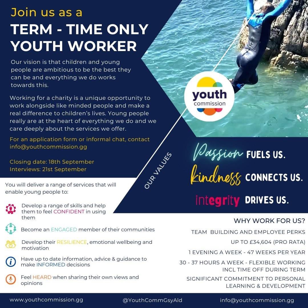 I started my career in Youth Work, I didn’t know much about what I was getting into in my first volunteer role but over the past 14 years, every day I’m amazed and proud of the impact youth workers make in our community… 

Join our lovely team ❤️