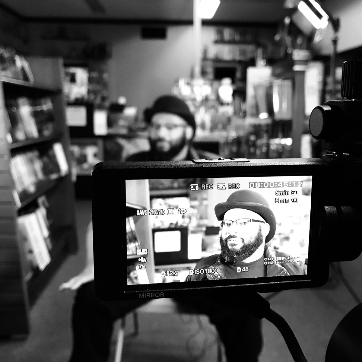 DesiWestside's tweet photo. 🚨 The #MyComicShopHistory 🎙 podcast RETURNS with a special monthly trilogy ft. @acmecomics OWNER 🧢 @LordRetail! In Part I, Jermaine &amp; I discuss how he took over the store &amp; shared the news with the Acme community. Don’t miss it!

🎧 https://t.co/wLtLkjpIAs

Art by @joelcarroll https://t.co/d7FBSRzfF2