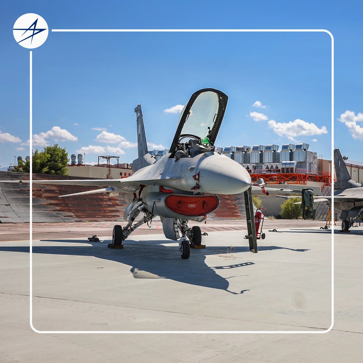 LMEuropeNews's tweet photo. In partnership with Hellenic Aerospace Industry we have  delivered the first two upgraded fighters in the #F16 V configuration to the Hellenic Air Force. The F-16V jets will be the most advanced F-16s in Europe and will strengthen Greek national security for decades to come. https://t.co/YA4pMSIFmq