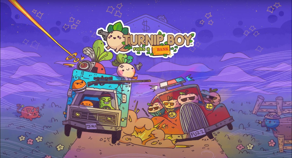 Turnip Boy Robs a Bank is coming Day One to Xbox Game Pass. Comedic action-adventure game with roguelite elements. Coming 2023. Trailer: youtube.com/watch?v=1C_--r…