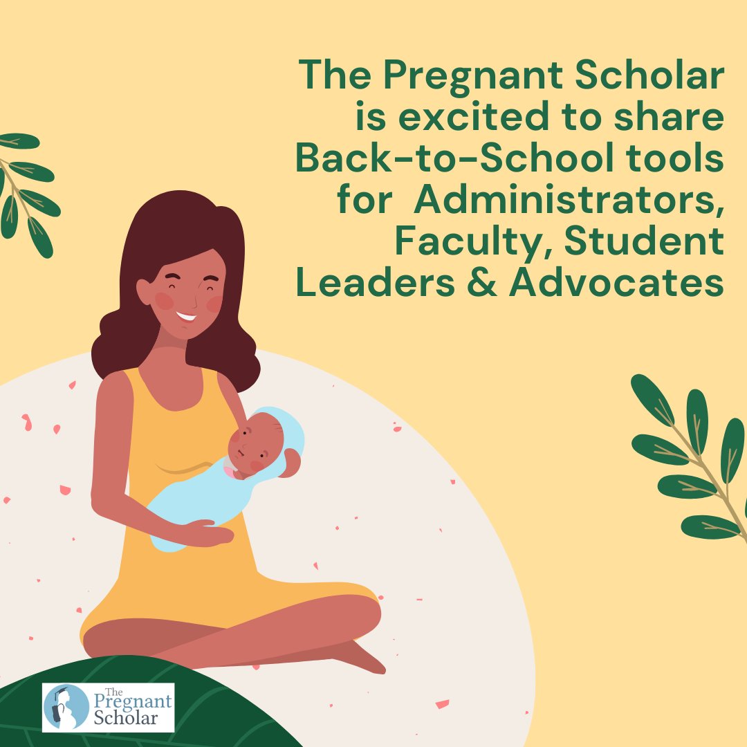 PregnantScholar's tweet photo. Supporting pregnant &amp; parenting students JUST GOT EASIER! We're excited to share back-to-school tools for SY22- 23, including guidance for Title IX coordinators &amp; a communications guide. Explore our landing page: https://t.co/IzEiFSnkie

#TitleIX #StudentParents #BacktoSchool2022 https://t.co/avNQbqHhsa