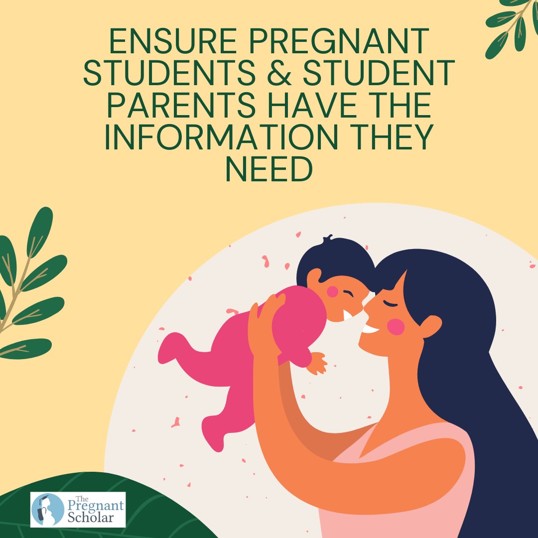 PregnantScholar's tweet photo. Supporting pregnant &amp; parenting students JUST GOT EASIER! We're excited to share back-to-school tools for SY22- 23, including guidance for Title IX coordinators &amp; a communications guide. Explore our landing page: https://t.co/IzEiFSnkie

#TitleIX #StudentParents #BacktoSchool2022 https://t.co/avNQbqHhsa