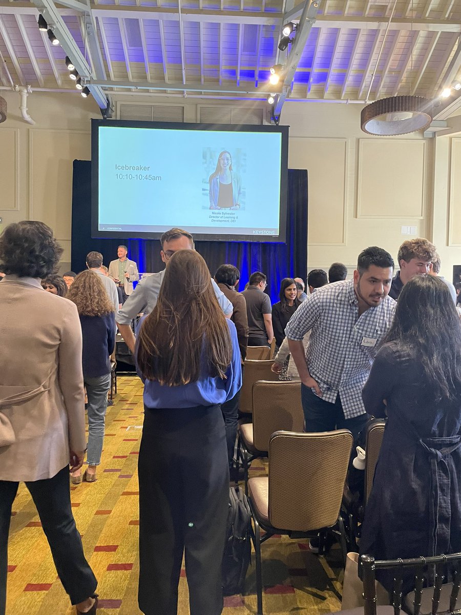 KeystoneIdeas's tweet photo. Today is Day 1 of Keystone’s Offsite! Our program includes a warm welcome from our COO, Gab Toledano, ice breakers, and some words from our founders, Marco and Greg!
#KeystoneOffsite2022 #KeystoneStrategy https://t.co/mG23AFKY6S