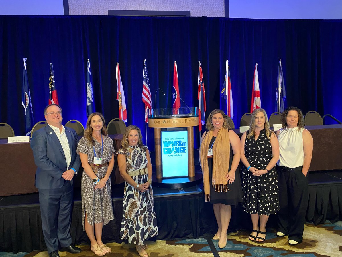 elderaffairs's tweet photo. Department leadership has been at the Southeastern Association of Area Agencies on Aging conference this week where @MB4FLseniors
addressed a crowd of 500+ on the changes happening in the aging space. #SE4A https://t.co/LYRyIH1zB0