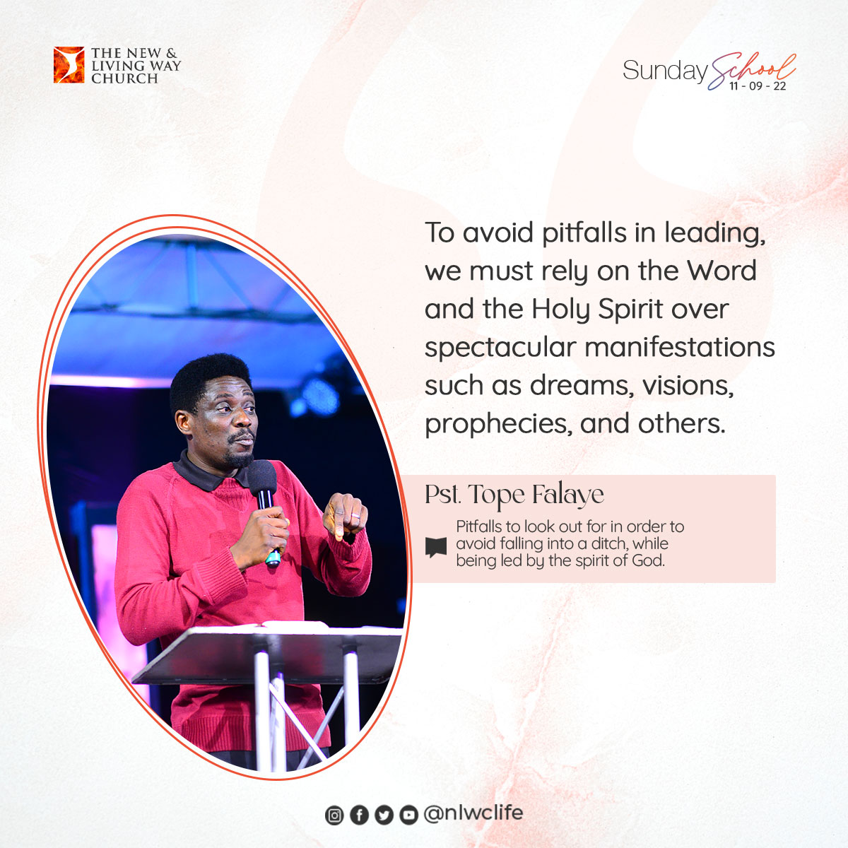 nlwclife's tweet photo. SUNDAY SCHOOL EXCERPTS!
Beloved,
Last Sunday, we journeyed further in the ongoing Sunday School series, How to be Led by the Spirit of God.
Here are excerpts to refresh your heart...
Please stay blessed and enjoy the Spirit!
#SundaySchoolExcerpts
#NLWC https://t.co/o2SkjjcSBv