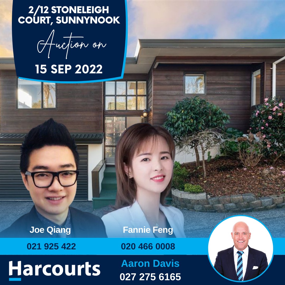 aarondavisnz's tweet photo. π£ Auction Today
π 2/12 Stoneleigh Court, Sunnynook
β° 01:00 PM
Let the buying begin with Joe Qiang and Fannie Feng.
#aarondavisauctioneer #harcourtsnz #propertynz #auctioneer #auction #realestatenz #yourharcourts https://t.co/aoqMHFHdKn