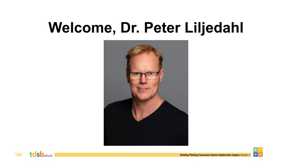Jason_To's tweet photo. 240+ educators from 57 @tdsb schools began a collaborative inquiry into building thinking classrooms in math through an anti-oppressive lens w/ @pgliljedahl. Staff felt the #ThinkingClassroom framework &amp; what it was to really, really think. Just amazing! #ThinkingClassroomsTDSB https://t.co/yGkf6Ipdyq