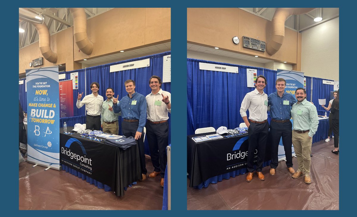 BPCExtendReach's tweet photo. Our incredible @BPCExtendReach campus recruiting team is representing @Addison__Group today on the @UTAustin campus! #TeamBridgepoint values culture, work-life balance and growth. If you're on campus today, be sure to stop by our booth to learn more! Hook 'em!
#hookem https://t.co/9Sk4IztnA9