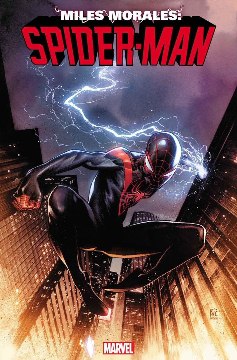 dike_ruan's tweet photo. First cover for Miles Morales new series! 
#marvel #milesmorales #SpiderMan https://t.co/GIS6PNW4bx