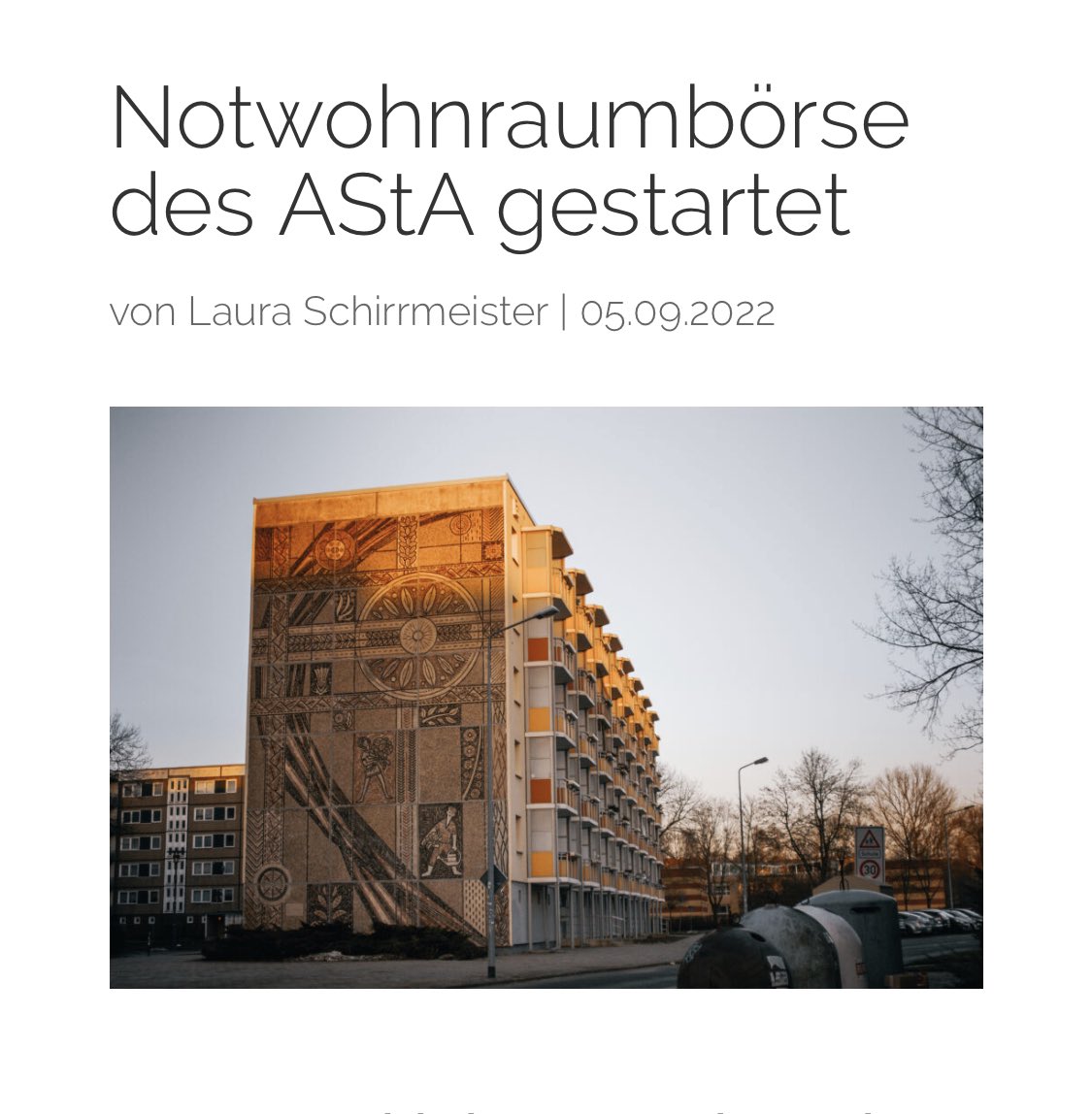 webmoritz's tweet image. Auch in diesem Wintersemester kann wieder mit einer Knappheit beim verfügbaren Wohnraum gerechnet werden. Die Notwohnraumbörse des @astagreifswald ist bereits online.

Eine kurze Zusammenfassung &amp;amp; Infos zum Thema findet ihr bei uns auf dem webmoritz.
➡️ webmoritz.de/2022/09/05/not…