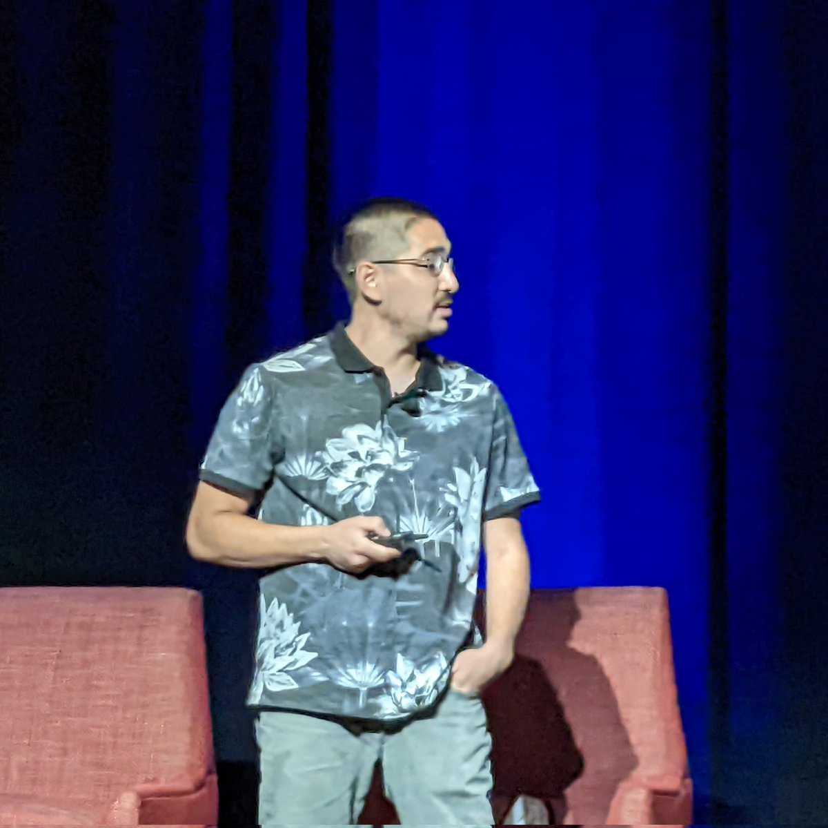 gfun's tweet photo. Evan Hirakawa (USGS): High frequency simulated ground motions are an important end goal for earthquake engineering. Exascale computing makes modeling them possible. Comparing synthetics with data from moderate sized earthquakes is a means of fixing biases in the model. #SCEC2022 https://t.co/JG1bHnm41E