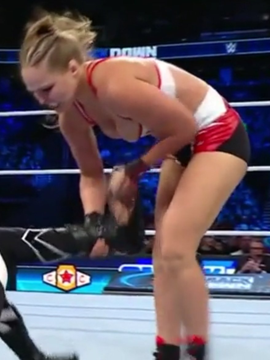 WWE Boobs on Twitter: "Ronda Rousey 👀🔥😍 #WWE #SmackDown #WWERaw"