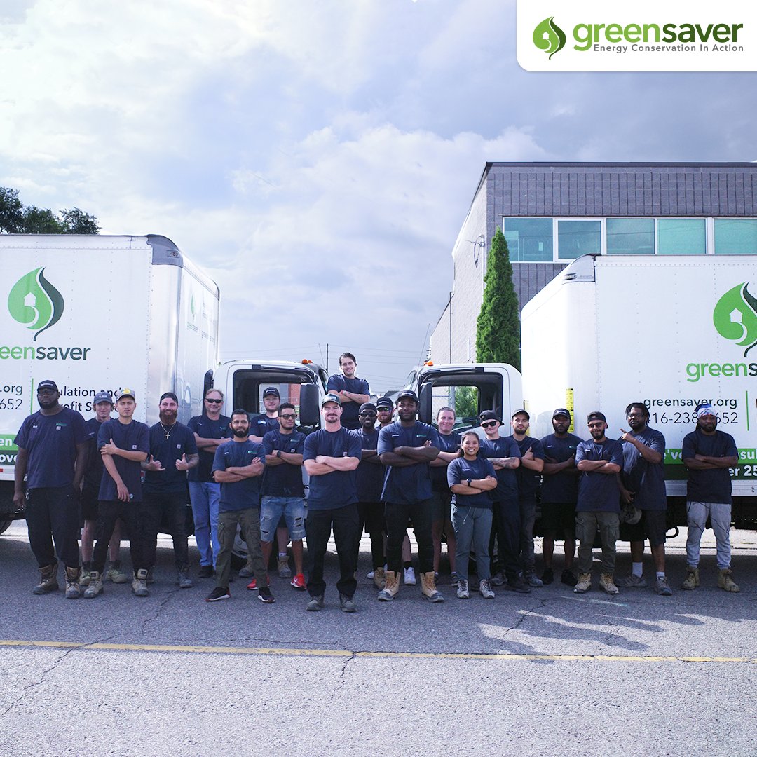 GreensaverCAN's tweet photo. SAY HELLO TO OUR INSULATION EXPERTS!🛠️ 
Our team has provided insulation services for over 30 years in the Greater Toronto Area.
We are all proud of their professional #insulation work, which adds significant value to our team.
Get your free quote today!👉 https://t.co/C3z0QtOck8 https://t.co/n6X9xVvXKK