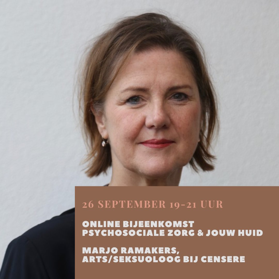 Op maandagavond 26 september gaan we in gesprek over die andere aspecten van een huidaandoening… Hoe voelt het om een huidaandoening te hebben?
Lees meer en geef je op voor deze ZOOM-meeting via: huidnederland.com/nieuws/online-…
#huidaandoening #haaraandoening #psychosocialezorg