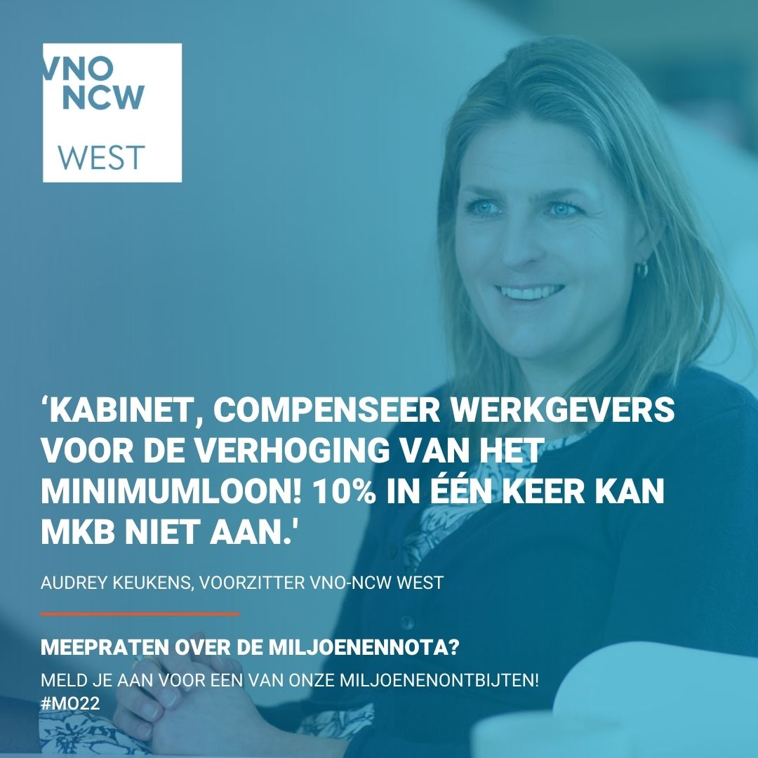 Kom naar een van onze Miljoenenontbijten de ochtend na Prinsjesdag. Meld je aan vno-ncwwest.nl/miljoenenontbi… en praat mee met ondernemers, politici en bestuurders over de kabinetsplannen voor de regio.
#MO22.