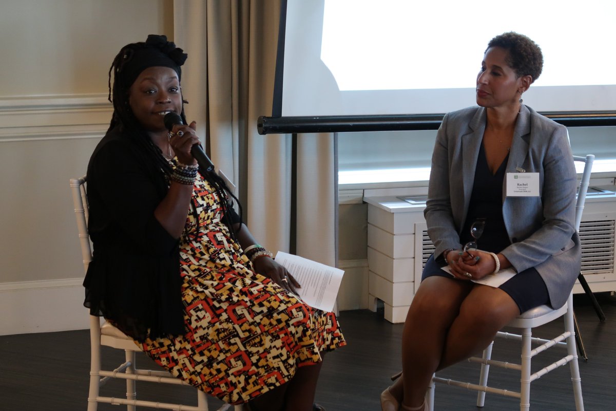 injenkins44's tweet photo. Rachel Glisper interviewed @MedfordMass Diversity, Equity, & Inclusion Director Frances N. Nwajei as part of an interactive DEI workshop to kick off the MMHR Fall Conference this morning. #MMHRocks @massmunicipal https://t.co/KwWzhoQ71r