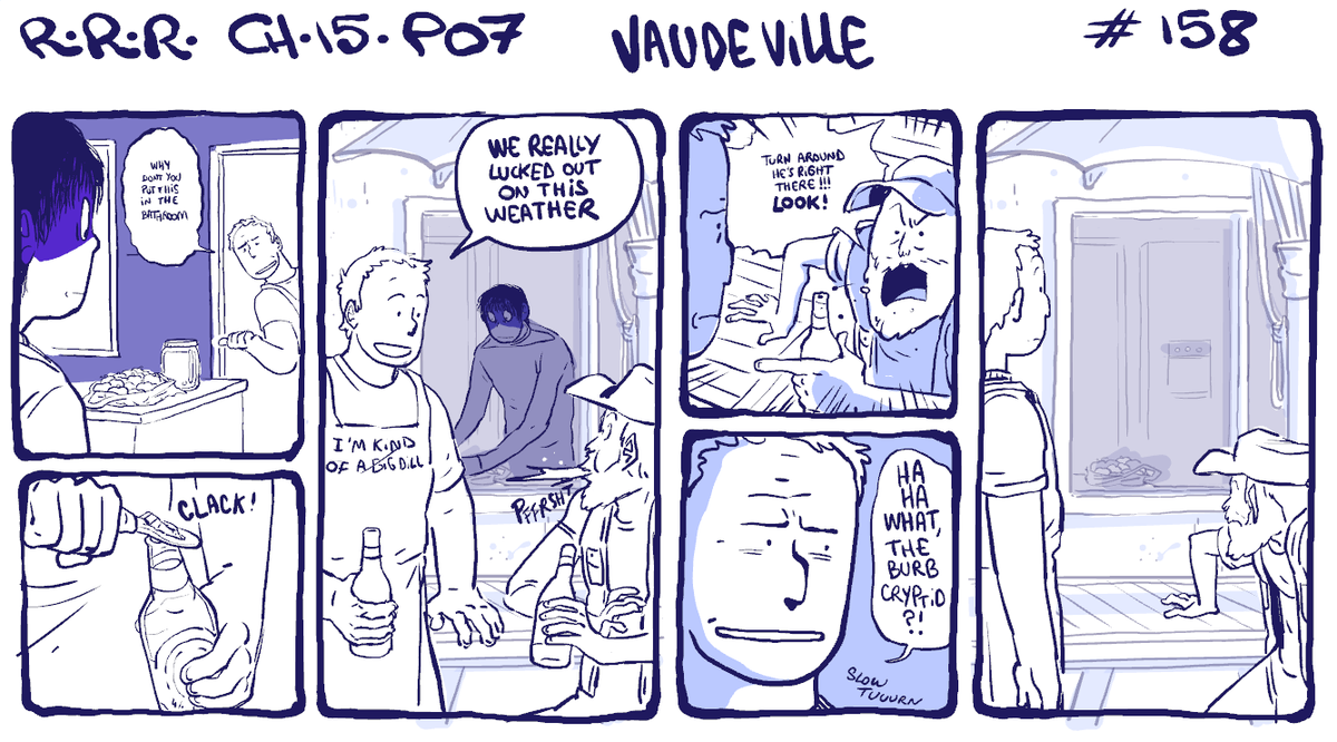 ch15 po7 ! #rodneyRrodney I couldnt make all the beats I wanted to have fit in this one page soooooo ... I added an extra panel lol!