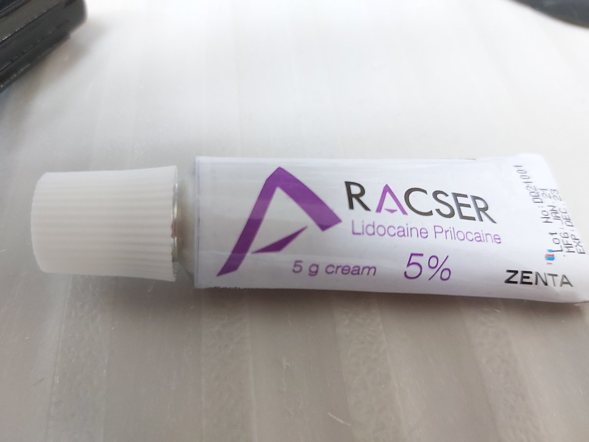 Theo_Alaistaire's tweet photo. Lignocaine Prilocaine Cream
-EMLA Cream
-Paediatric IV Cannulation
-amide local anaesthetics
#anaesthesia
#anesthesia
#PaediatricAnaesthesia
#pharmacology
#localanaesthesia
#medicine
Picture source: OT picture and Googled Image. https://t.co/lWP9vTttMh